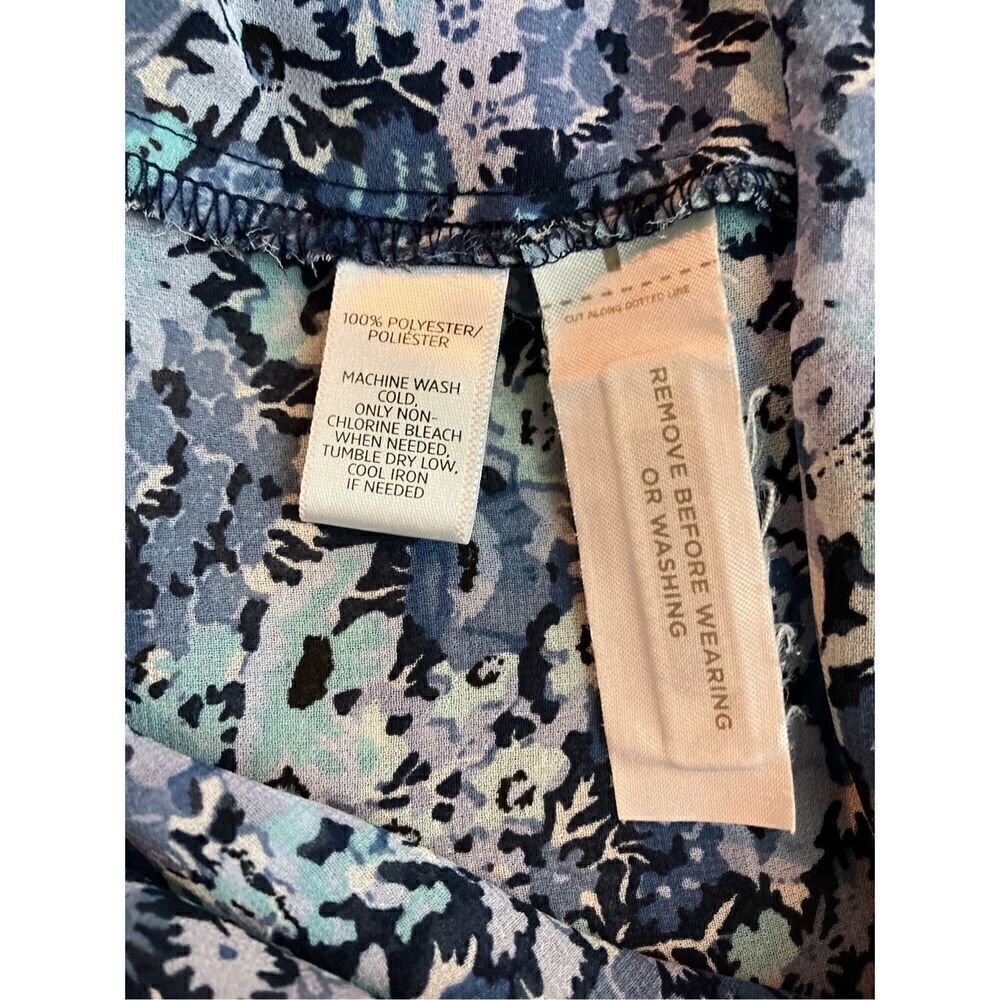 LOFT Shades of Blue Blouse / SZ: PS / NWOT - Picture 5 of 6